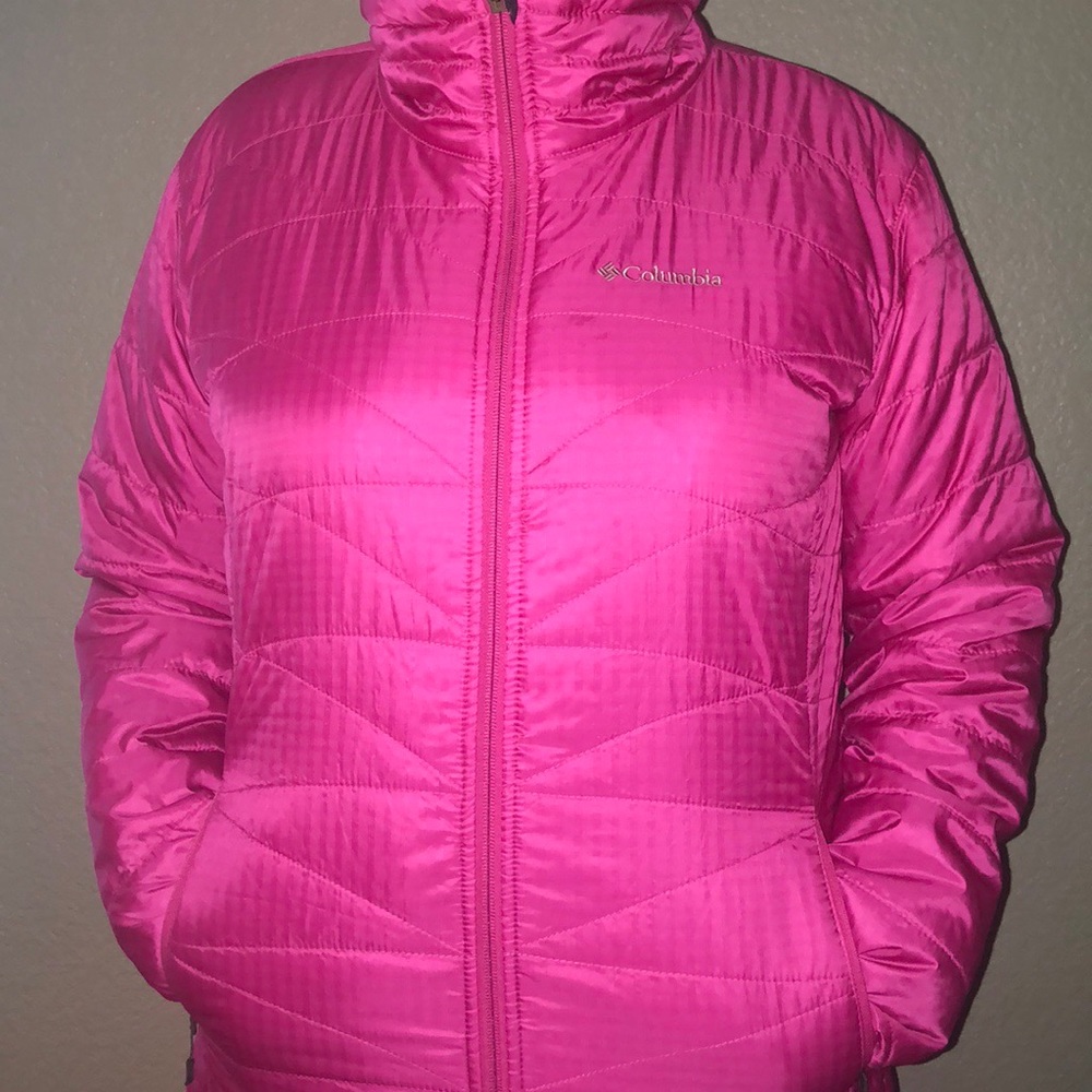 Pink Columbia OMNI-HEAT jacket. Size XL in women.